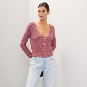 Tweed Knit Cardigan
